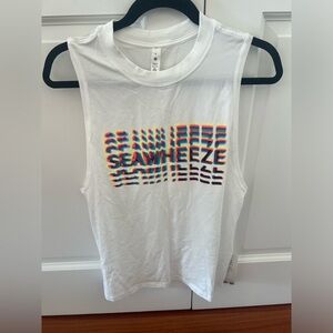 NWT Lululemon All Yours Tee Seawheeze Edition Size 4